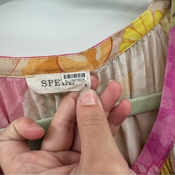 SPELL Joshua Tree Floral Romper Size Small Cactus Print - Picture 4 of 8